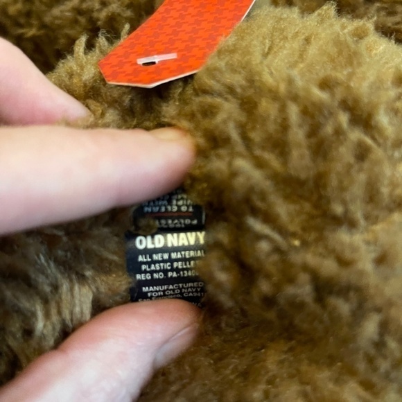Vintage Old Navy Brown Plush Bear - Picture 5 of 6